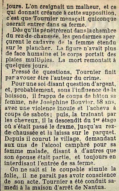 Crime à Sous-Roche